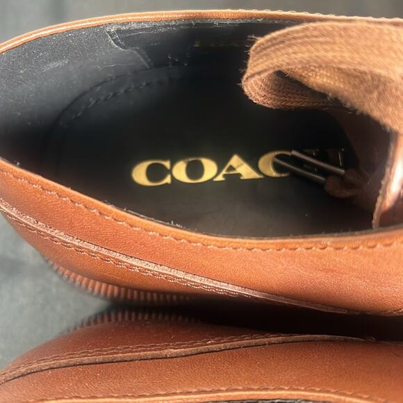 Coach brown leather brogue oxfords in men’s size 7.5 main image 6